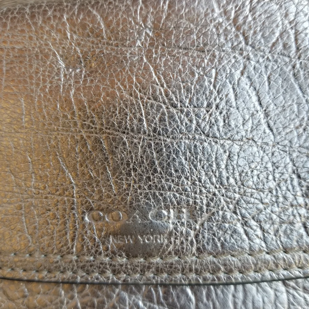 Coach Metallic Silver Women's Wallet - Picture 3 of 5